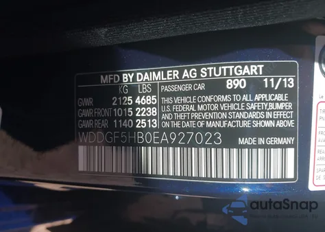 2014 Mercedes-Benz C 350 Sport из США, поврежденный, VIN WDDGF5HB0EA927023